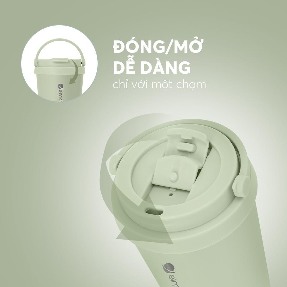 Ly giữ nhiệt inox 304 Elmich EL-8380 510ml, Hàng chính hãng, giữ nóng 8h giữ lạnh 23h - JoyMall