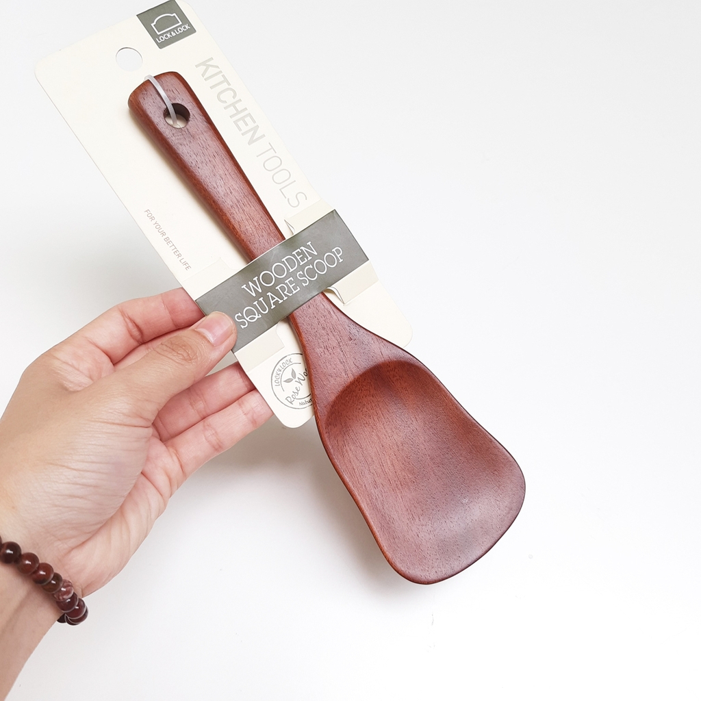 Sạn xới cơm bằng Gỗ Rose Wood D23 x R7.2cm F00085