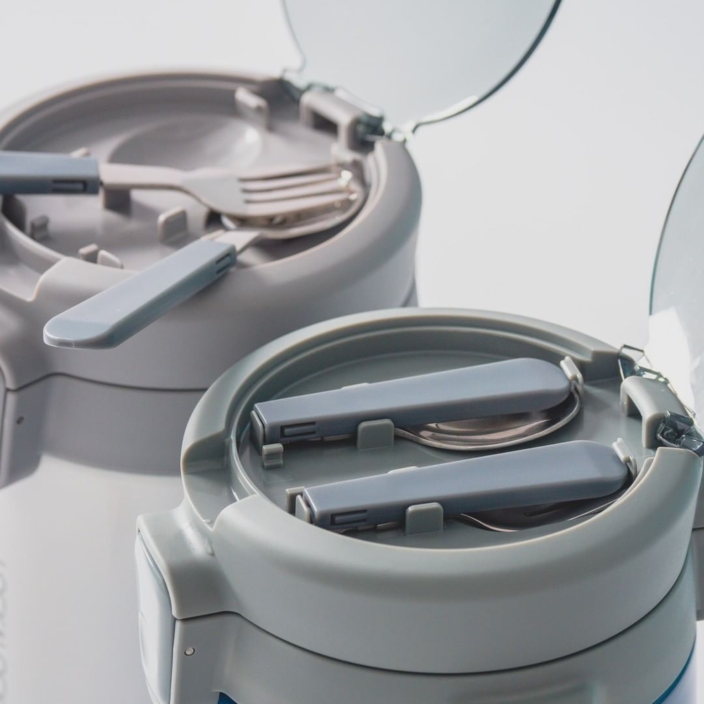 Bộ hộp cơm giữ nhiệt Lock&Lock Easy Carry 2L LHC8039 có túi (1 hộp 720ml, 2 hộp 420ml kèm 1 bộ muỗng nĩa) - JoyMall