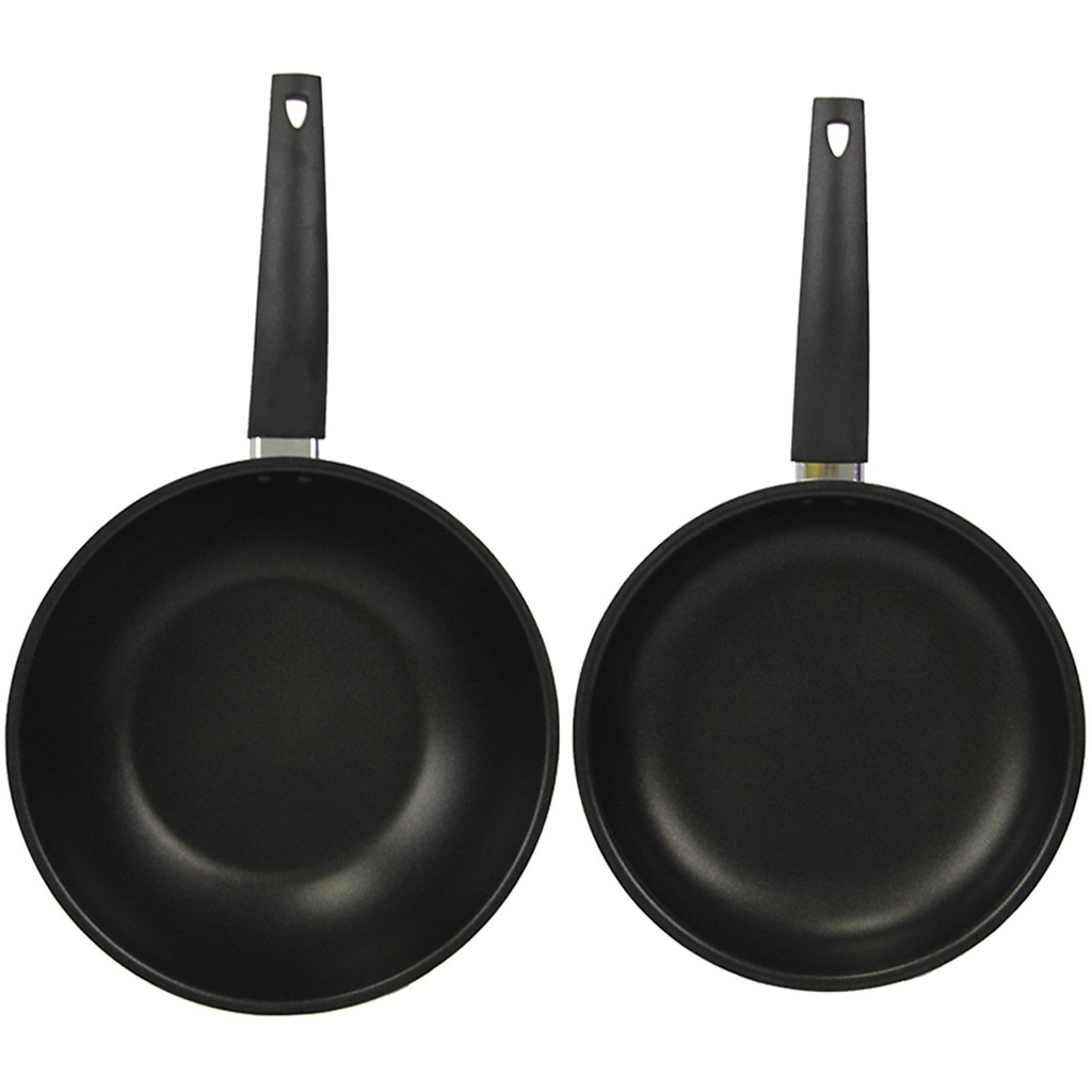 Bộ 2 chảo chống dính Lock&Lock Easy Frypan 2P Set LEY1243S2 không dùng cho bếp từ - Hàng chính hãng - JoyMall