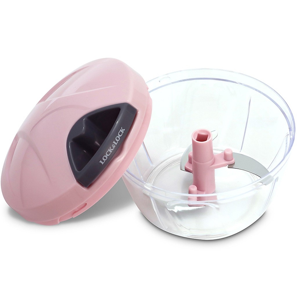 Dụng cụ xay tỏi ớt Lock&Lock mini (nhiều size) - Hàng chính hãng lưỡi xay bén, kéo tay đơn giản, dễ vệ sinh - JoyMall