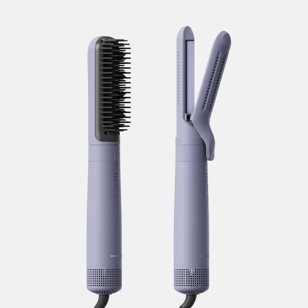 Máy Tạo Kiểu Tóc Đa Năng LocknLock Multi Hair Styler ENA236PUP 210W, Hàng Chính Hãng, Màu Tím - JoyMall