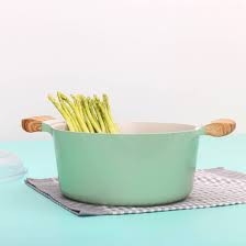 Nồi nhôm chống dính nắp thủy tinh Lock&Lock màu Mint CCA201(20cm),CCA202( 24cm),CCA203(26cm) - hàng chính hãng- JoyaMall