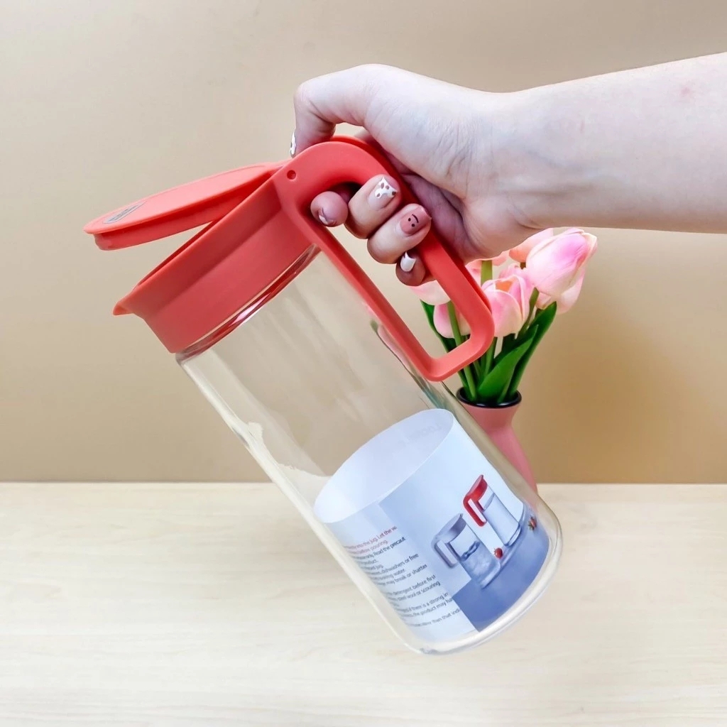 Bình nước thủy tinh có quai cầm LocknLock 1.3L LLG619