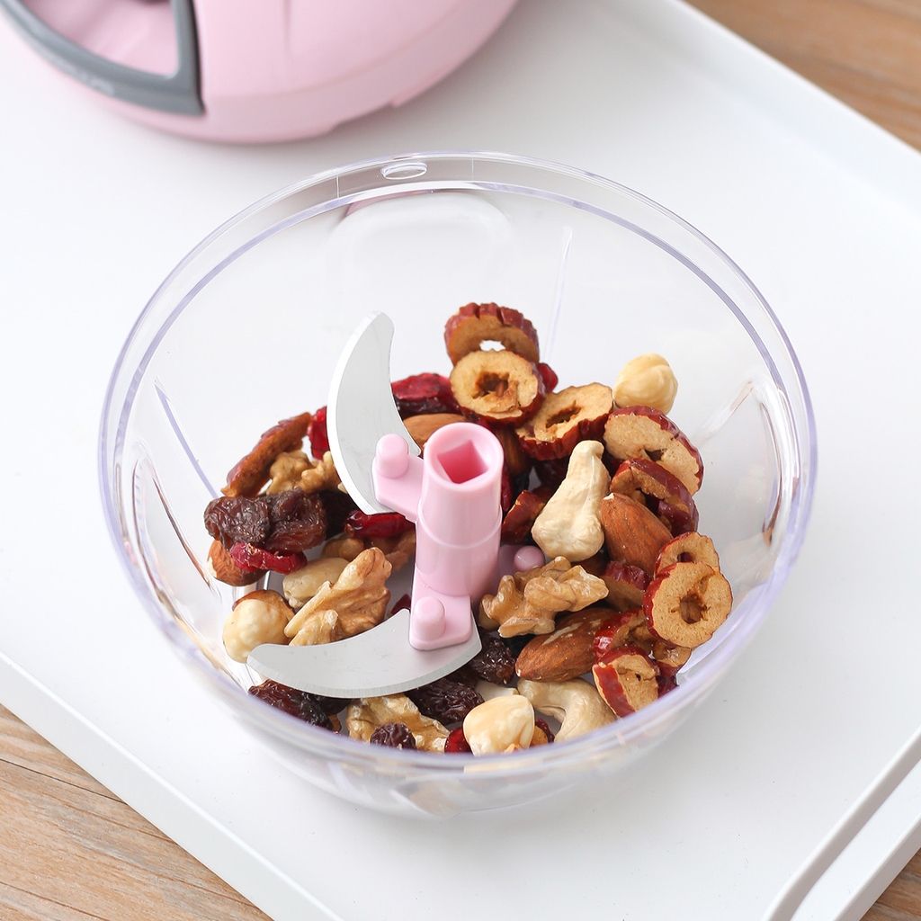 Dụng cụ xay tỏi ớt Lock&Lock mini (nhiều size) - Hàng chính hãng lưỡi xay bén, kéo tay đơn giản, dễ vệ sinh - JoyMall