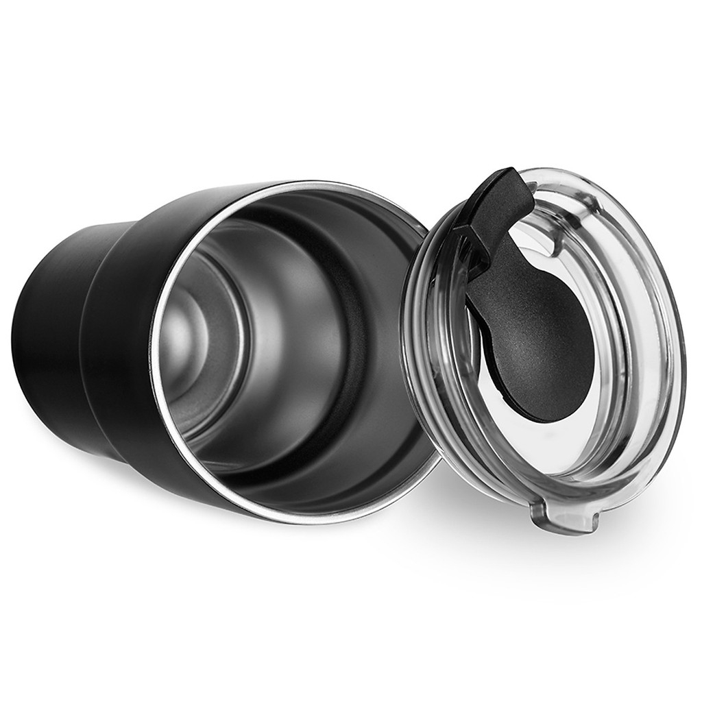 Ly giữ nhiệt Lock&Lock bằng thép không gỉ Swing Tumbler LHC4179BLK 350ml - Hàng chính hãng, miệng ly rộng - JoyMall