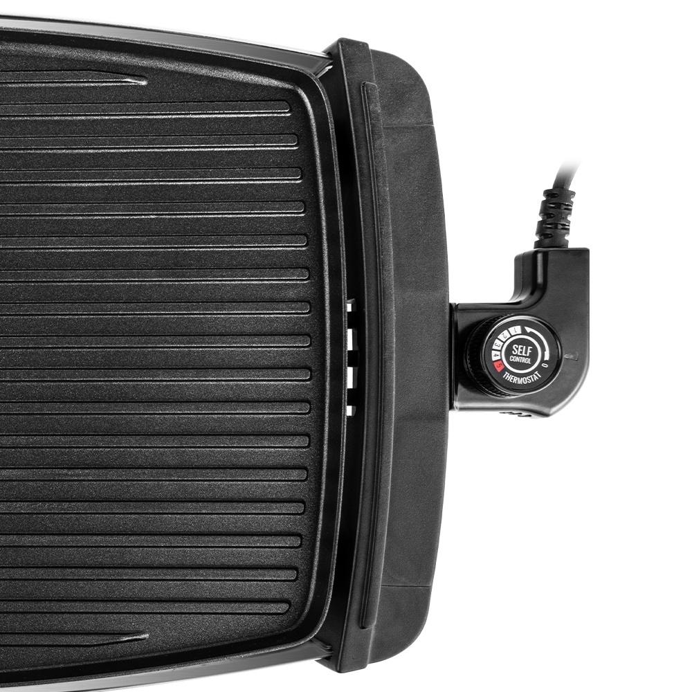 Vỉ nướng điện cao cấp Elmich EGE-3641OL, Hàng chính hãng, 1800W, 5 cấp độ nhiệt, Nhôm phủ sơn chống dính - JoyMall