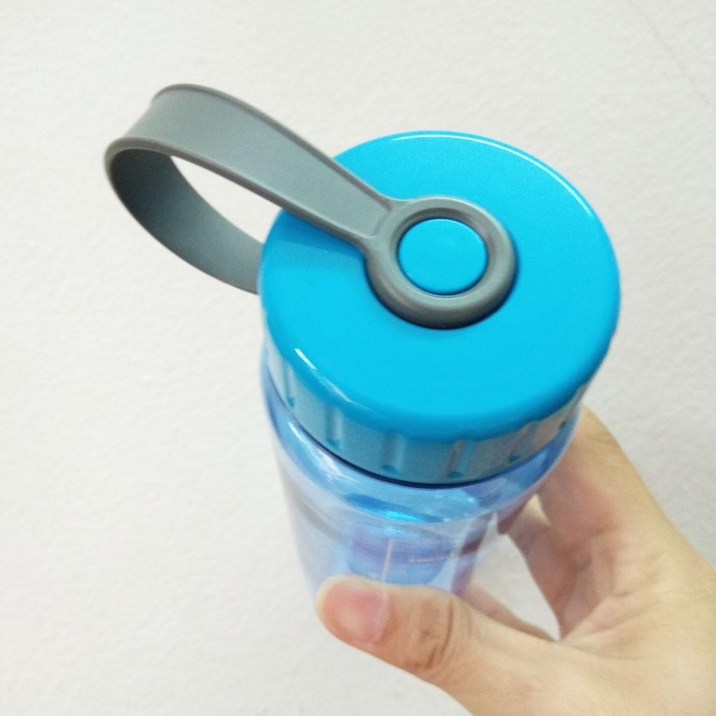 Bình nước nhựa LocknLock Eco 500ml màu xanh dương ABF613B, Hàng chính hãng, nhựa Tritan, độ bền cao - JoyMall