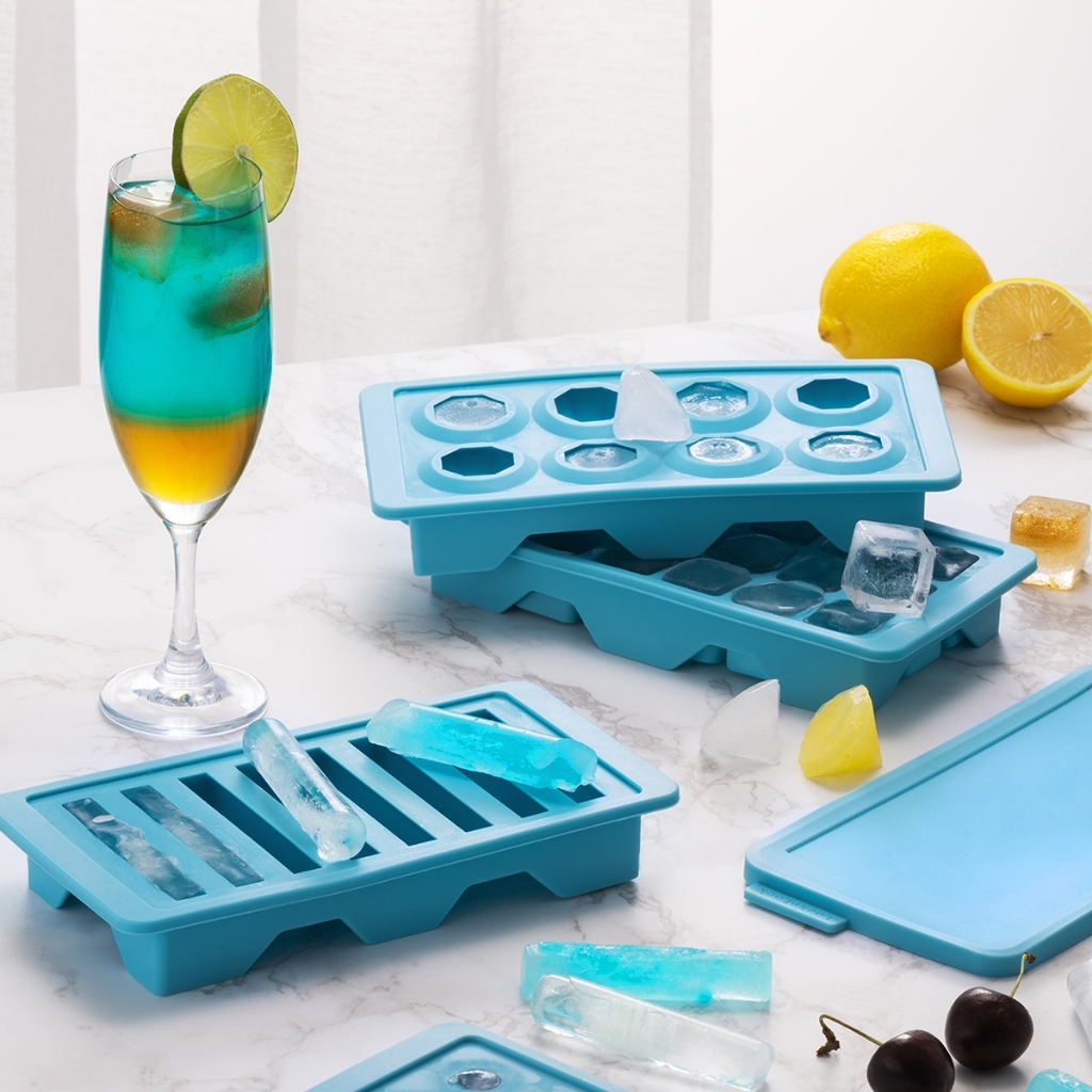 Khay làm đá LocknLock silicone ice tray SLX16