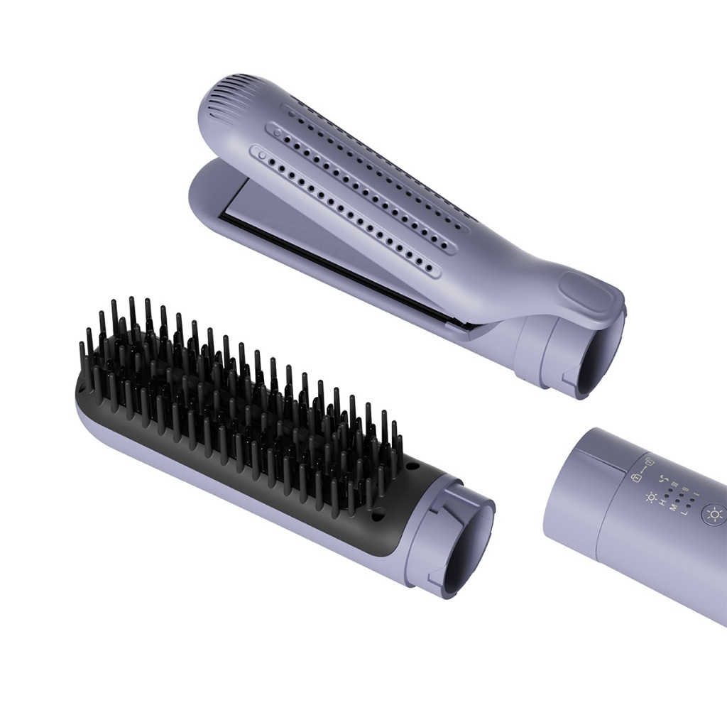 Máy Tạo Kiểu Tóc Đa Năng LocknLock Multi Hair Styler ENA236PUP 210W, Hàng Chính Hãng, Màu Tím - JoyMall