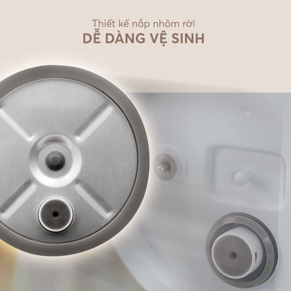 Nồi cơm điện Elmich RCE-3916 dung tích 0,8L, Hàng chính hãng, nút điều khiển cơ, tay cầm tiện lợi - JoyMall