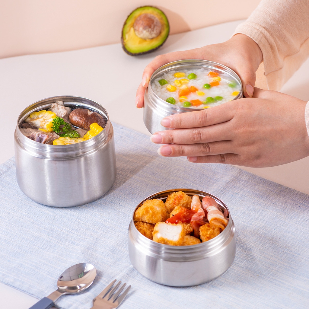 Bộ hộp cơm giữ nhiệt Lock&Lock Easy Carry 2L LHC8039 có túi (1 hộp 720ml, 2 hộp 420ml kèm 1 bộ muỗng nĩa) - JoyMall