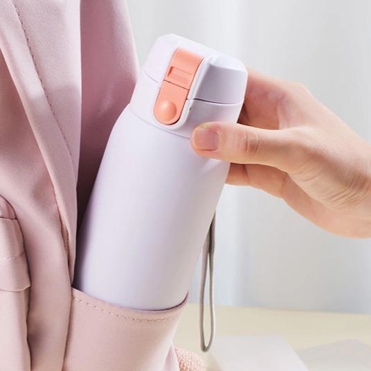 Bình giữ nhiệt LocknLock School fit cotton candy 370ml LHC3233 , hàng chính hãng JoyMall