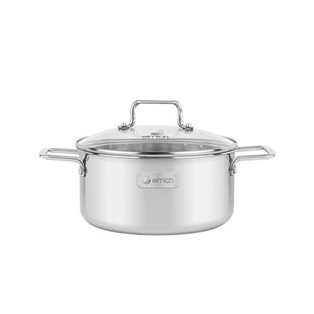 Nồi inox liền khối Elmich Trimax XR EL-3841 size 20cm, Hàng chính hãng, dùng cho mọi loại bếp - JoyMall