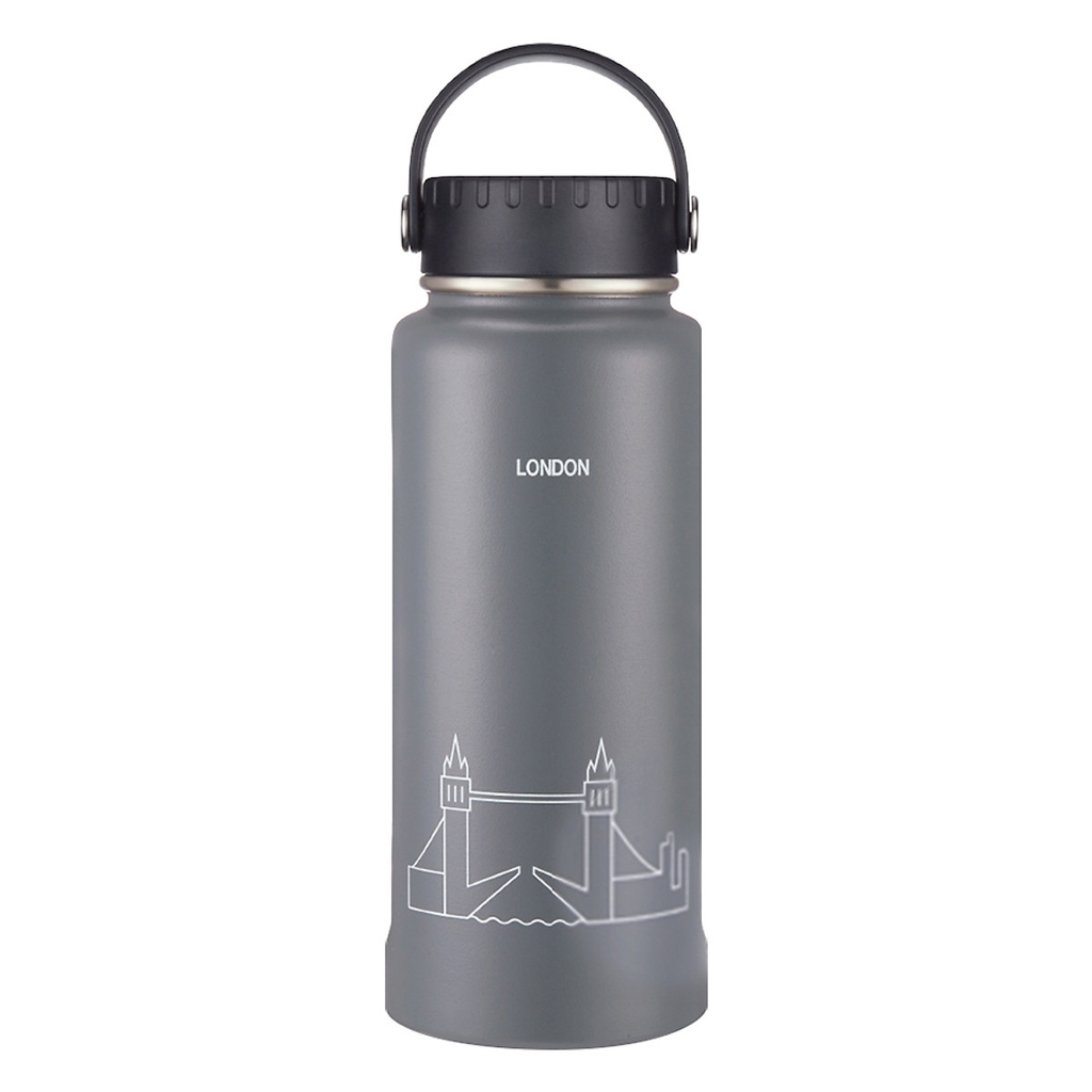 Bình giữ nhiệt Lock&Lock 897ml Riga Tumbler LHC4160 - Hàng chính hãng có khay lưới lọc trà inox và quai xách - JoyMall