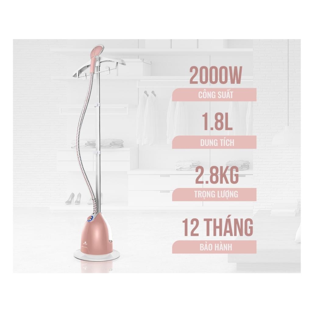 Bàn là ủi hơi nước dạng cây Elmich GSE-3954OL 1.8L, Hàng chính hãng, loại bỏ nếp nhăn nhanh và hiệu quả - JoyMall