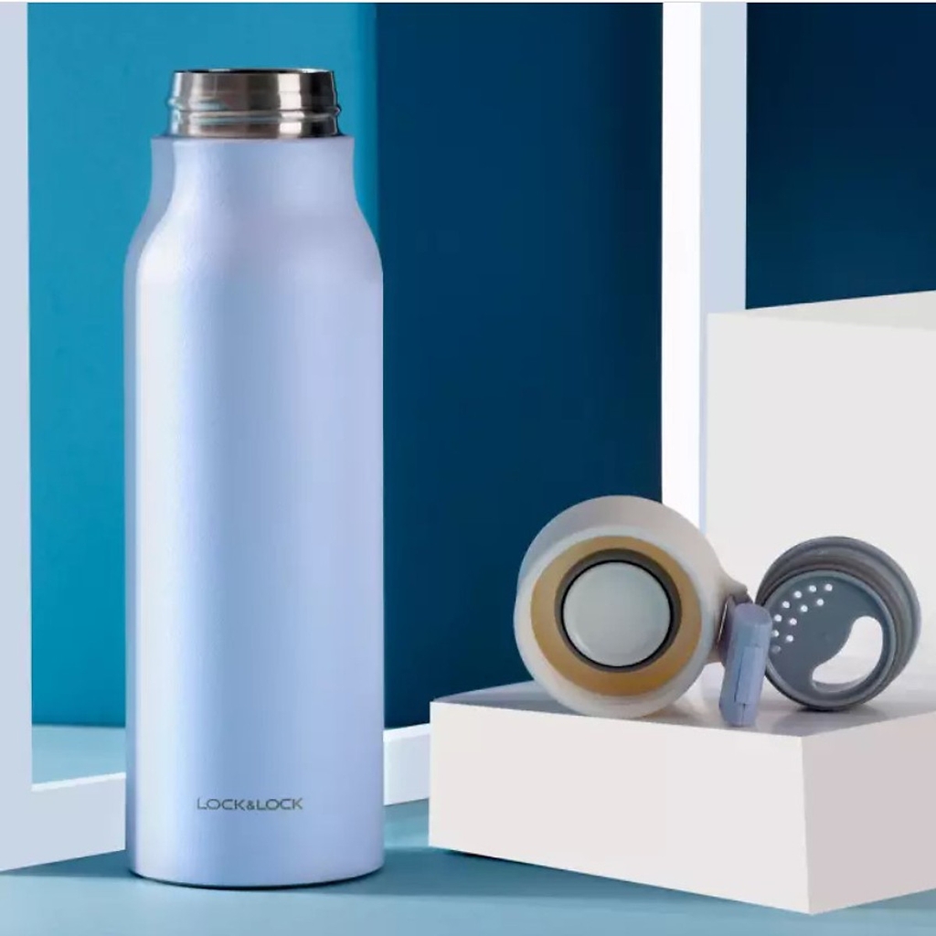 Bình giữ nhiệt Lock&Lock 500ml LHC4125 Name Tumbler - Hàng chính hãng bằng thép không gỉ, đáy chống trượt - JoyMall