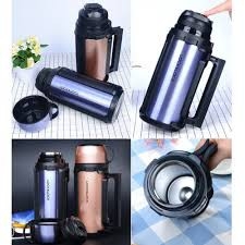 Bình Giữ Nhiệt Cỡ Đại Lock& Lock LHC1412 LHC1413 1.5L 1.8L - Hàng Chính Hãng, Bằng Thép Không Gỉ,Có Tay Xách - JoyMall