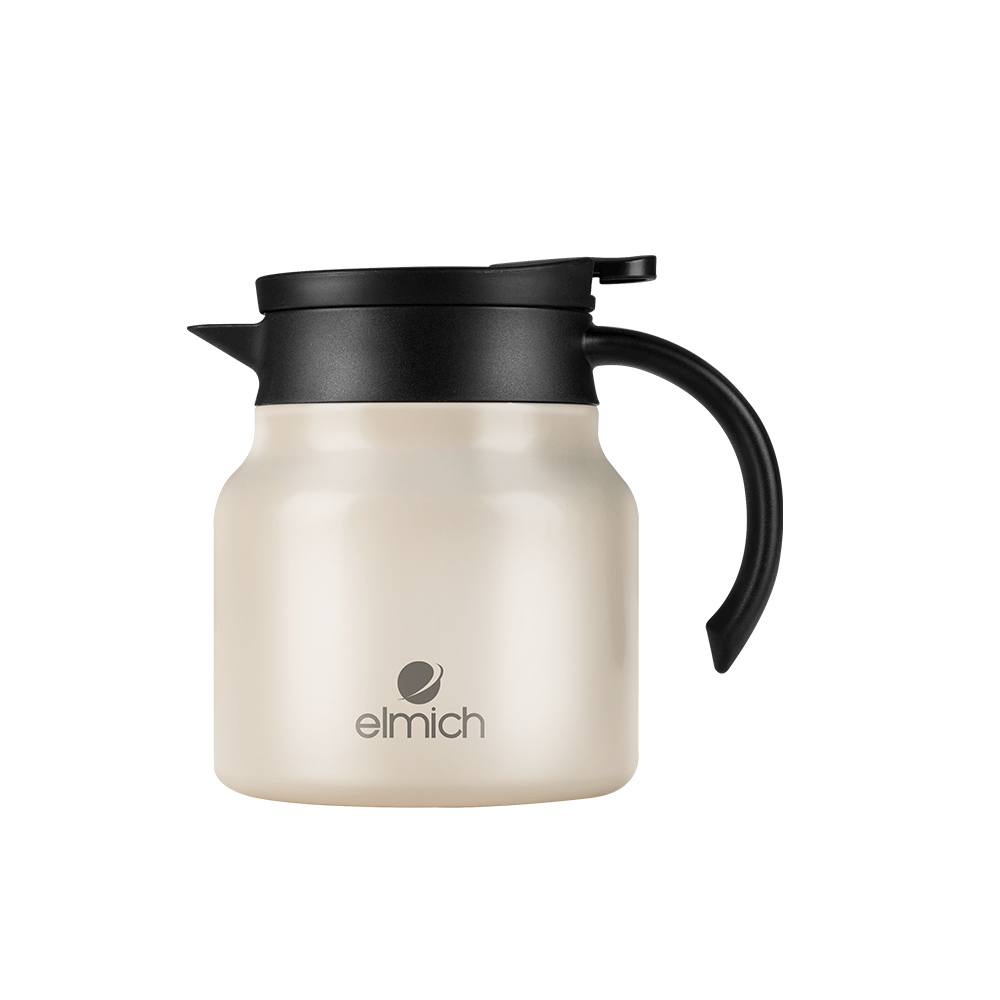 Bình giữ nhiệt gia đình inox 304 Elmich EL8299 900ml, Hàng chính hãng, có tay cầm, nắp có khóa an toàn - JoyMall