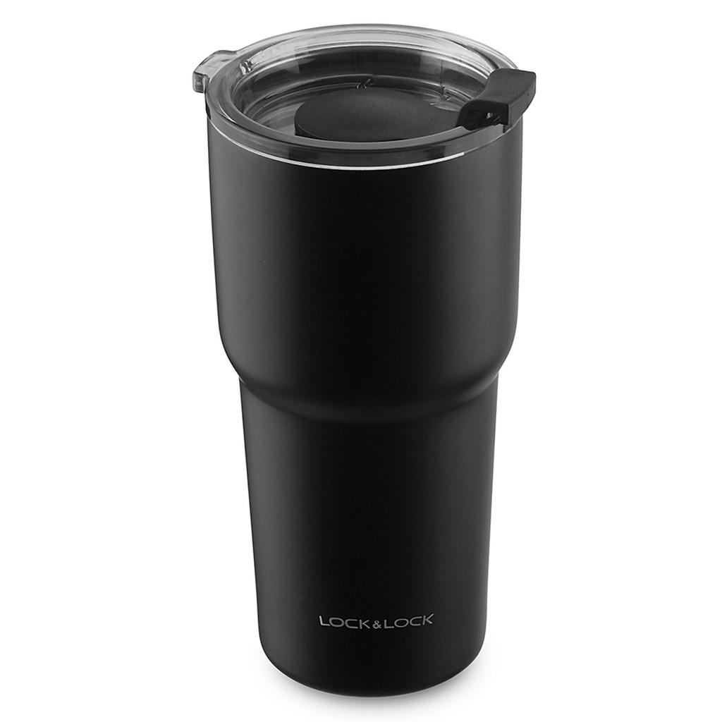 Ly giữ nhiệt Lock&Lock bằng thép không gỉ Swing Tumbler LHC4179BLK 350ml - Hàng chính hãng, miệng ly rộng - JoyMall