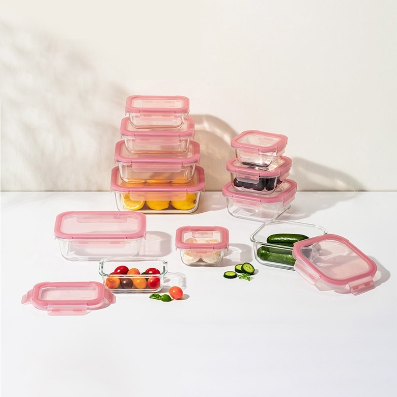 Hộp Thủy Tinh Rose Glass LocknLock Chịu Nhiệt, Hàng Chính Hãng, Sử Dụng Được Lò Vi Sóng - JoyMall