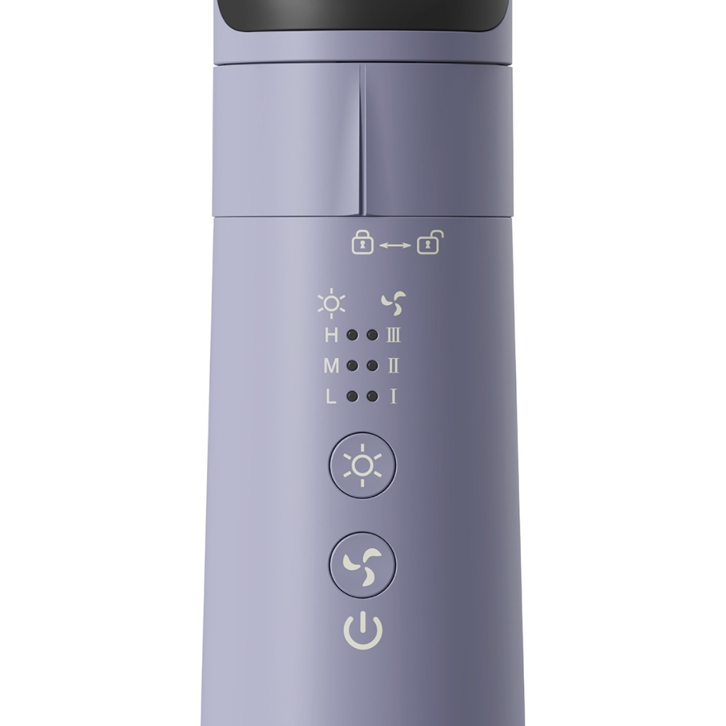 Máy Tạo Kiểu Tóc Đa Năng LocknLock Multi Hair Styler ENA236PUP 210W, Hàng Chính Hãng, Màu Tím - JoyMall