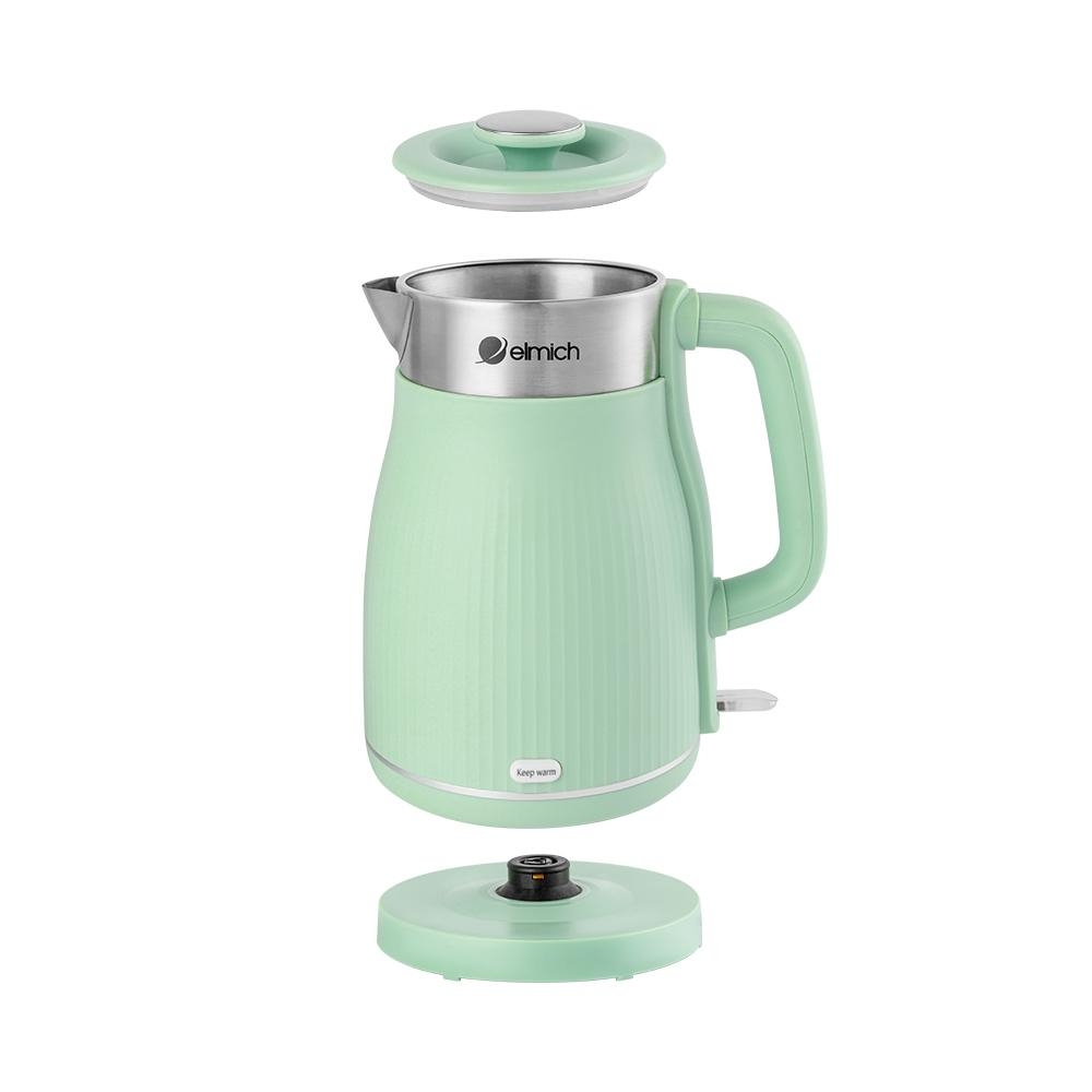 Ấm siêu tốc Elmich KEE-8457 1.8L, Hàng chính hãng, Nước sôi nhanh 45s, Thiết kế Vintage, Công nghệ Strix - JoyMall