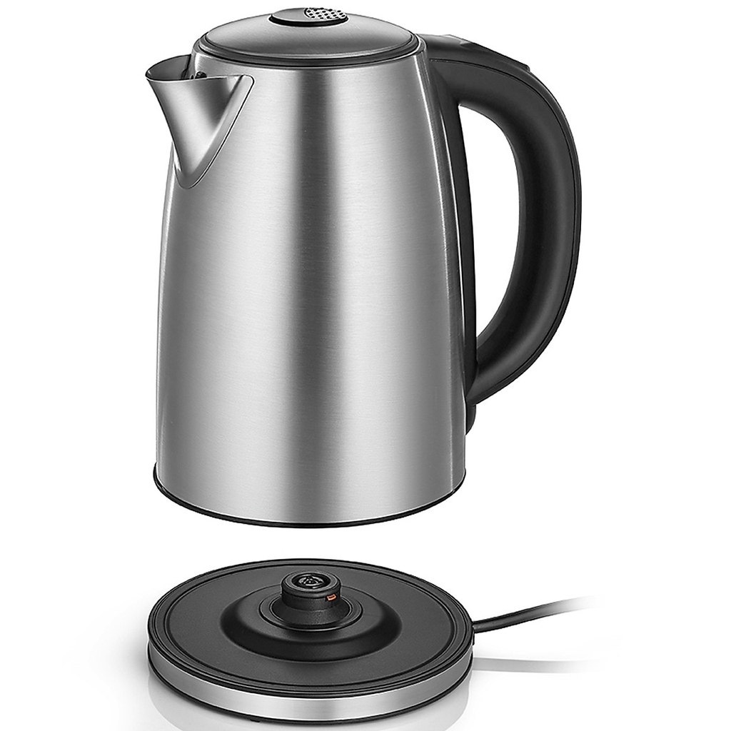 Bình Đun Siêu Tốc LocknLock EJK136SLV 1.7L , Hàng chính hãng ,  Lồng ấm đun bằng thép không gỉ 304 , Đế xoay 360 độ , Có chức năng giữ nhiệt - JoyMall