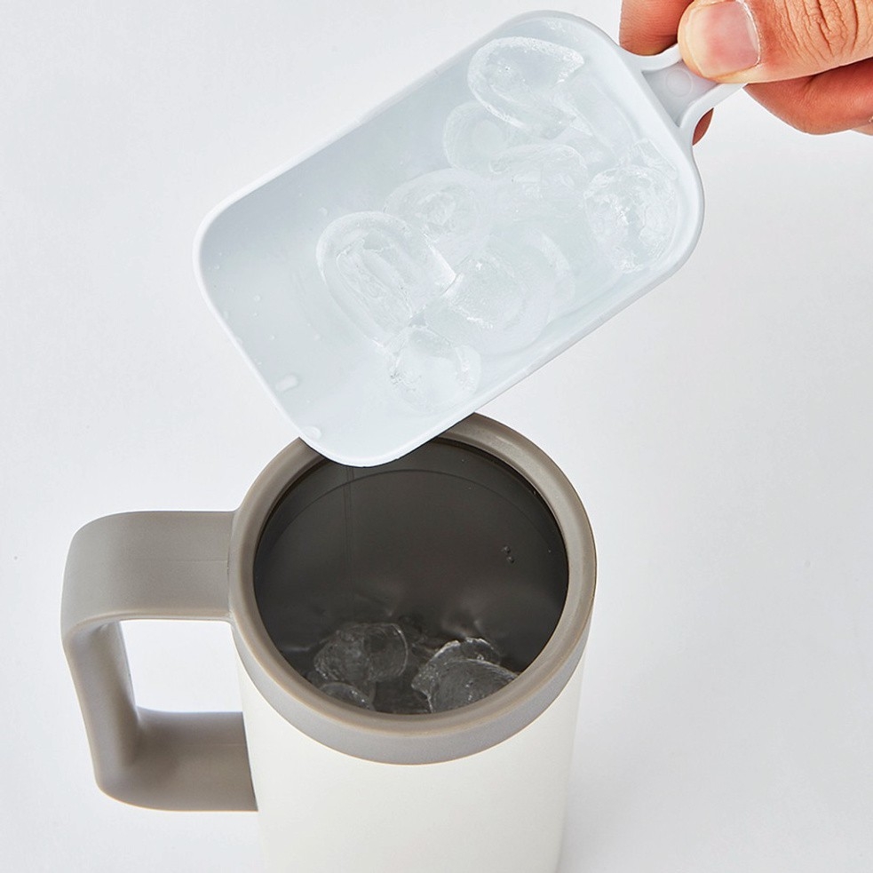 Ly giữ nhiệt LocknLock 473ml có tay cầm LHC4247 - Hàng chính hãng, miệng ly rộng, đế silicone chống ồn - JoyMall