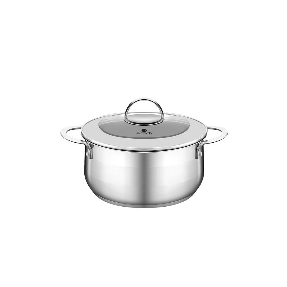 Bộ nồi inox 5 đáy Elmich Celestin EL-3978 18,20,22cm, EL-3979 18,20cm, Hàng chính hãng, dùng các loại bếp - JoyMall
