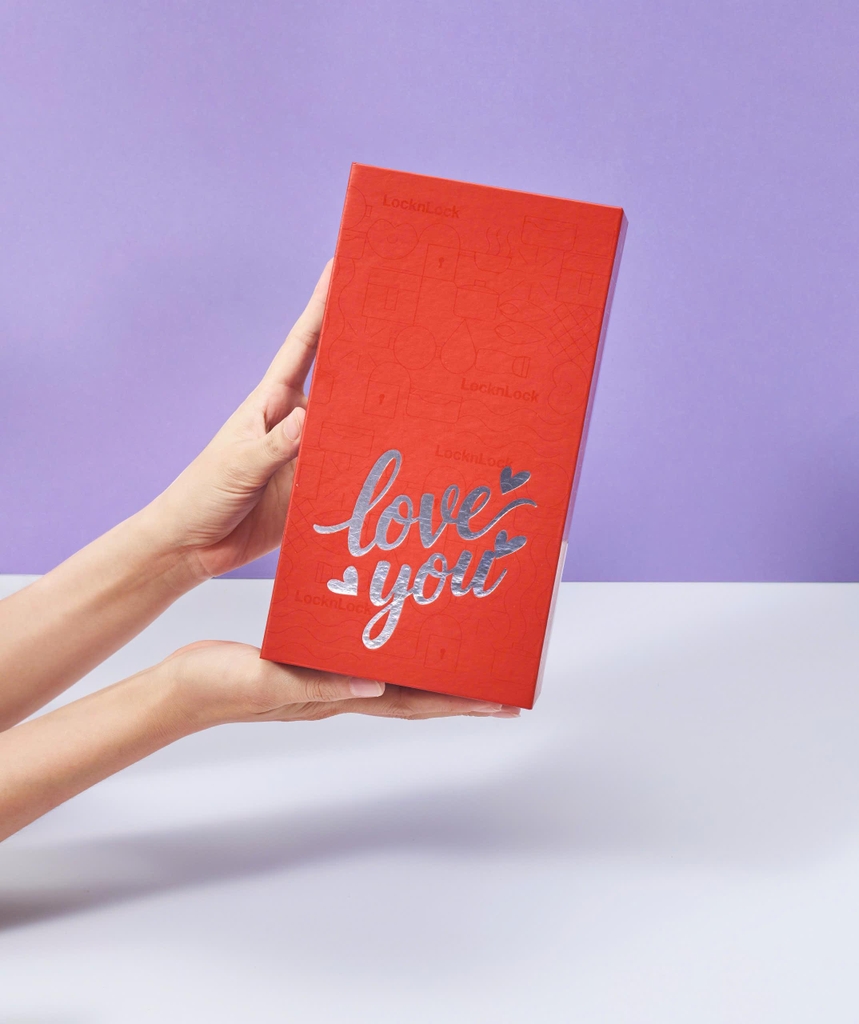 Hộp Quà Tặng Cho Ly Giữ Nhiệt LHC3249, Hàng Chính Hãng, 2 màu đỏ xanh - JoyMall