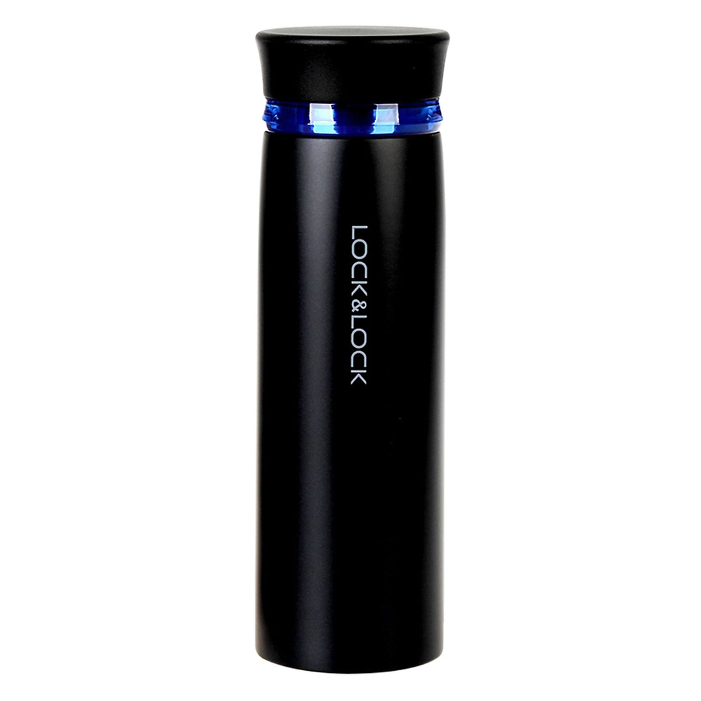 Bình Giữ Nhiệt Lock&Lock Feather Light LHC4131 (450ml) - Hàng Chính Hãng, Bằng Thép Không Gỉ, Có Lưới Lọc Trà - JoyMall