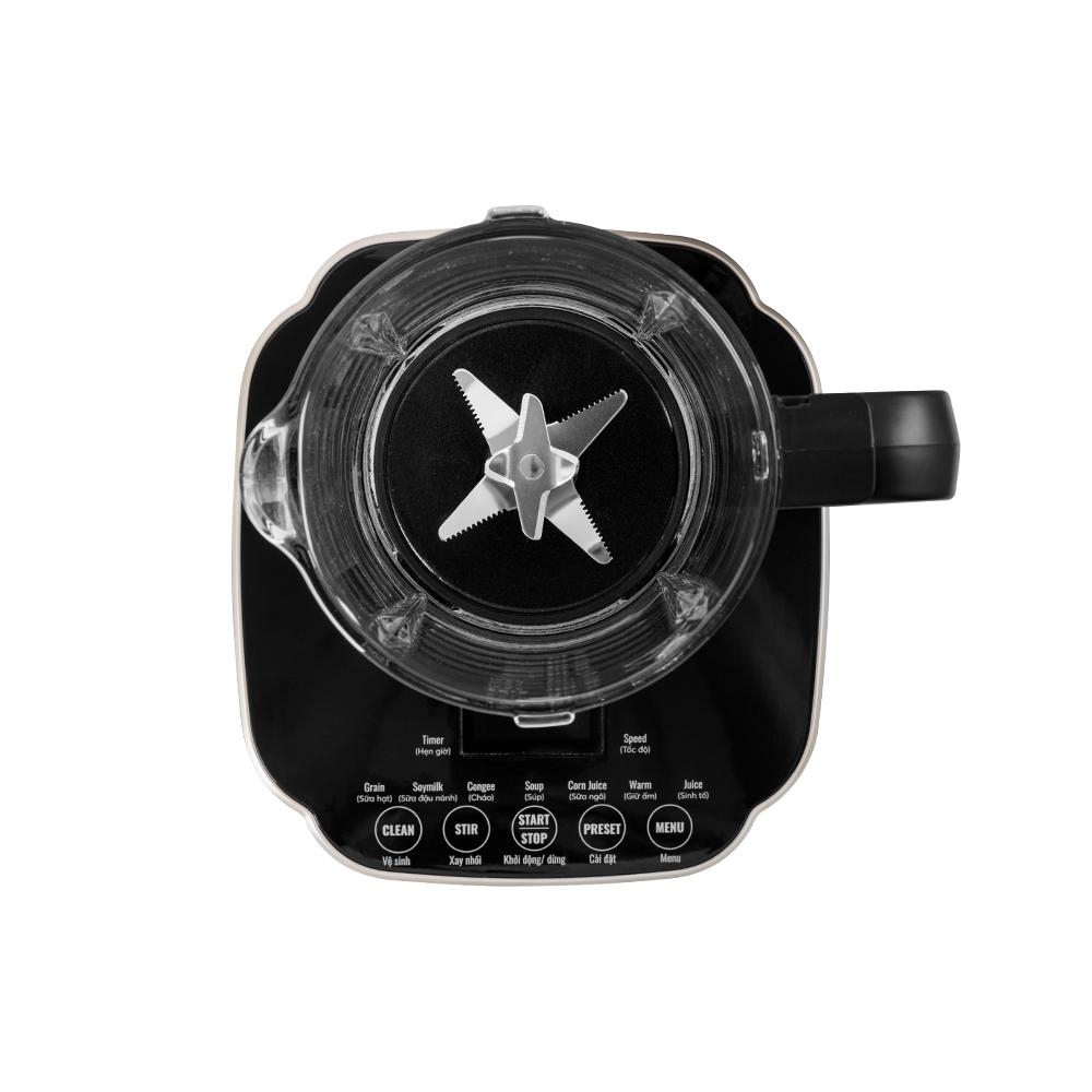 Máy làm sữa hạt đa năng Elmich CBE-3904OL 1.2L, Hàng chính hãng, Lưỡi dao 3 tầng 8 cánh, Mâm nhiệt phủ Ceramic - JoyMall