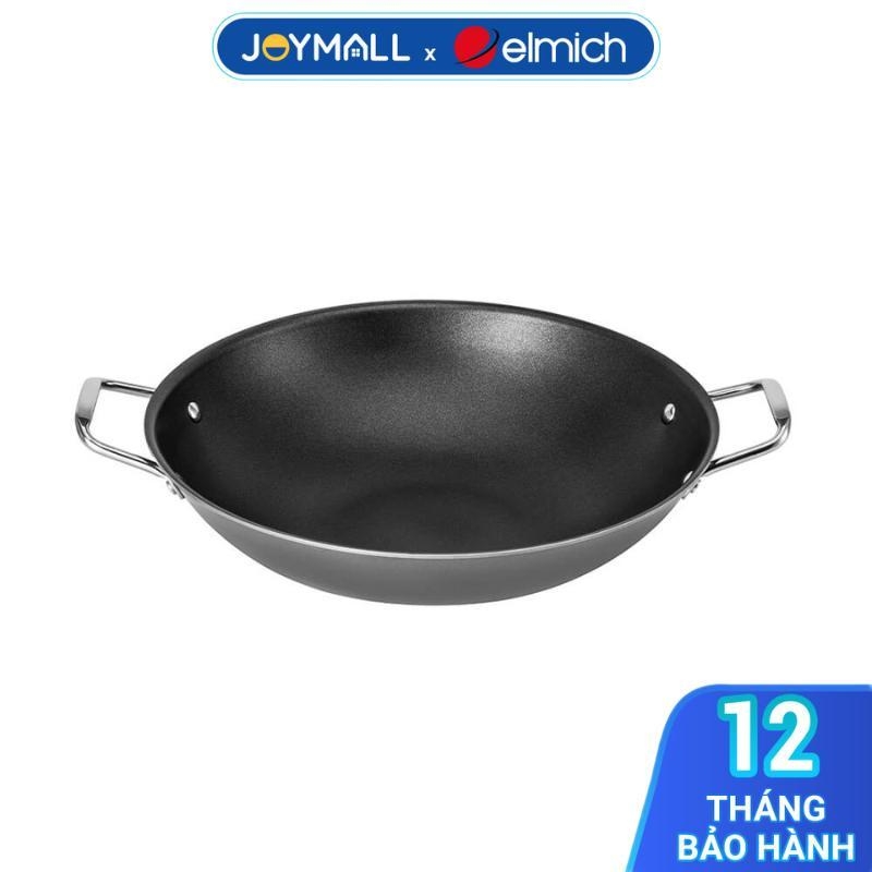 Chảo xào chống dính Elmich Smartcook SM-5763GR36 size 36cm, Hàng chính hãng, chống dính 2 lớp - JoyMall