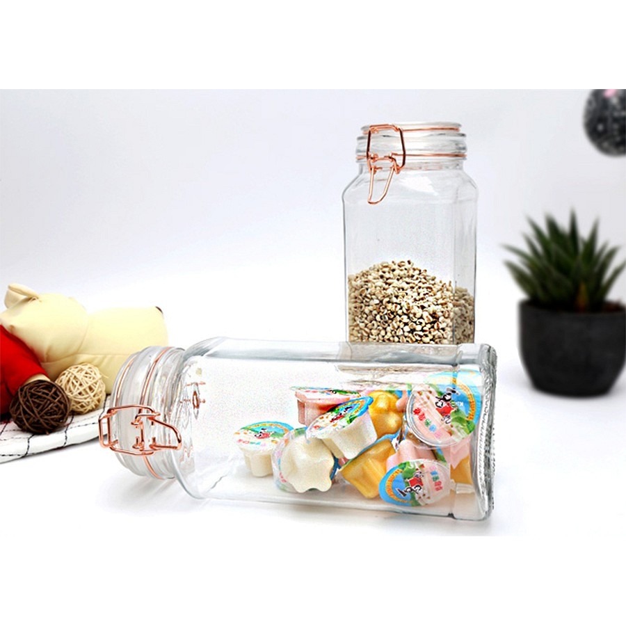 Bộ Hũ Đựng Thực Phẩm Bằng Thủy Tinh Lock&Lock Sodalime LLG516S01 LLG517S01 LLG518S01