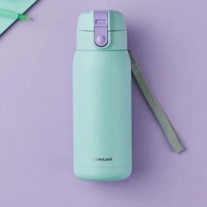 Bình giữ nhiệt LocknLock School fit cotton candy 370ml LHC3233 , hàng chính hãng JoyMall