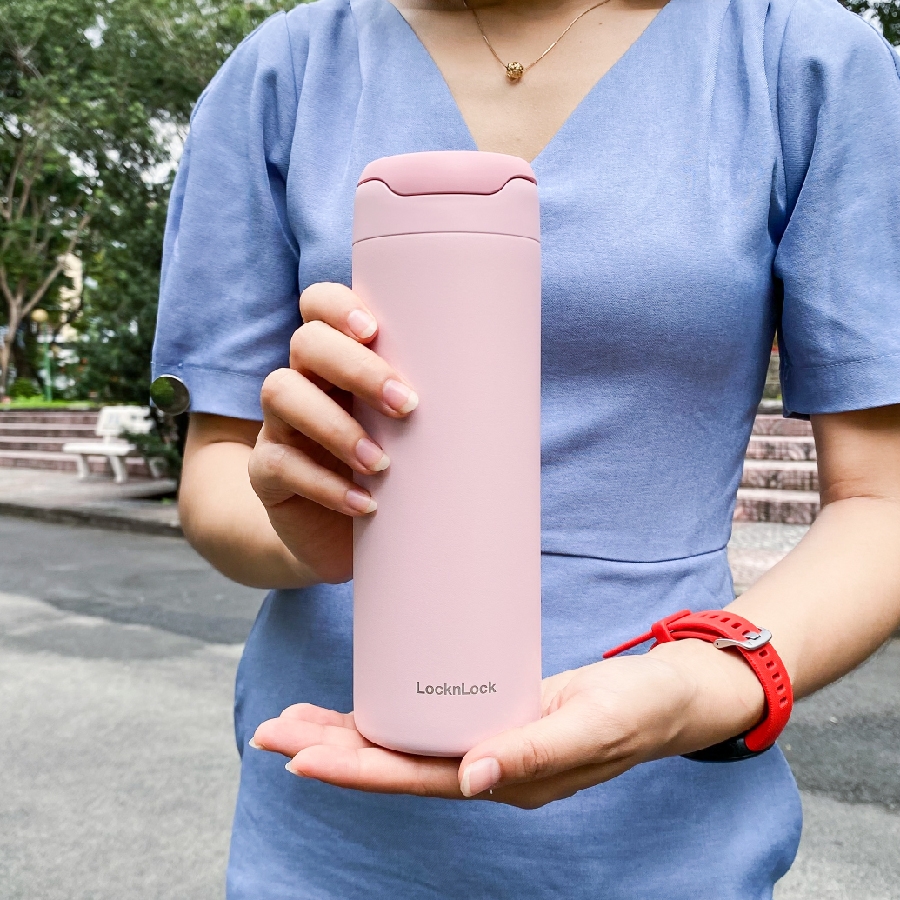 Bình giữ nhiệt LocknLock Dandy One Touch Tumbler 420ml - LHC3281