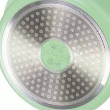 Nồi nhôm chống dính nắp thủy tinh Lock&Lock màu Mint CCA201(20cm),CCA202( 24cm),CCA203(26cm) - hàng chính hãng- JoyaMall