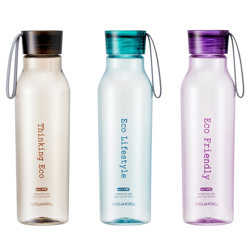 Bình nước nhựa Lock&Lock Eco Bottle ABF644 550ml - Hàng chính hãng, chống rỉ - JoyMall