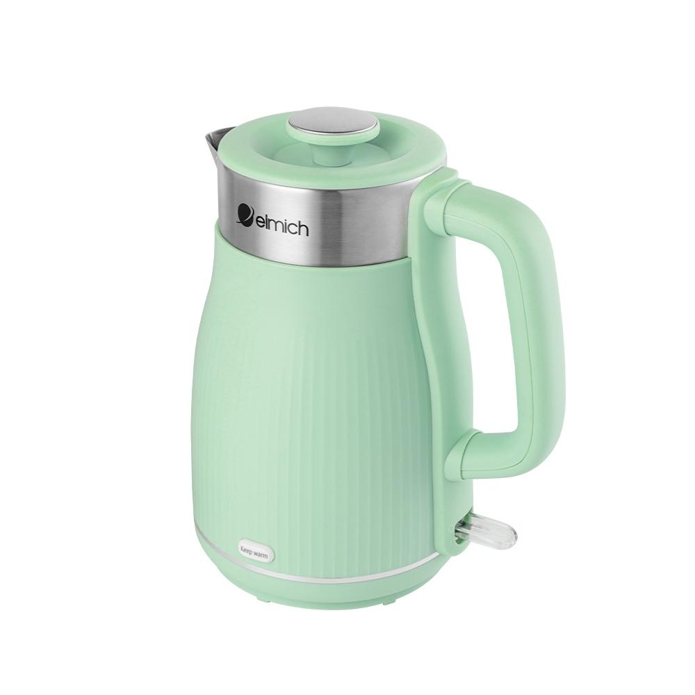 Ấm siêu tốc Elmich KEE-8457 1.8L, Hàng chính hãng, Nước sôi nhanh 45s, Thiết kế Vintage, Công nghệ Strix - JoyMall