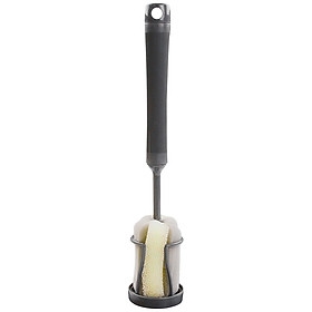 Dụng cụ rửa chai và ly Lock&Lock ETM143DGRY - Hàng chính hãng, có đế dựng và lỗ treo tiện lợi - JoyMall