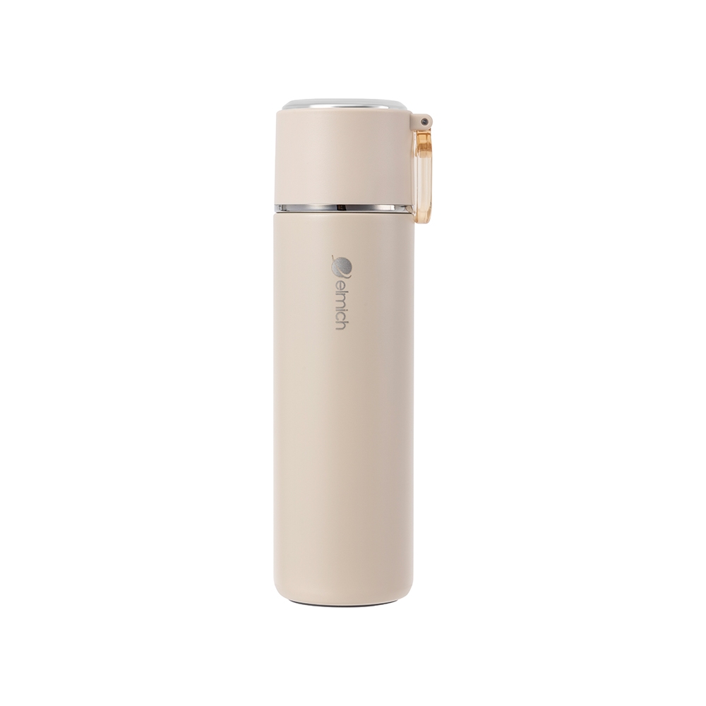 Bình giữ nhiệt inox 316 Elmich EL8315 480ml, Hàng chính hãng, nắp có thể dùng làm cốc nước, có lưới lọc trà - JoyMall