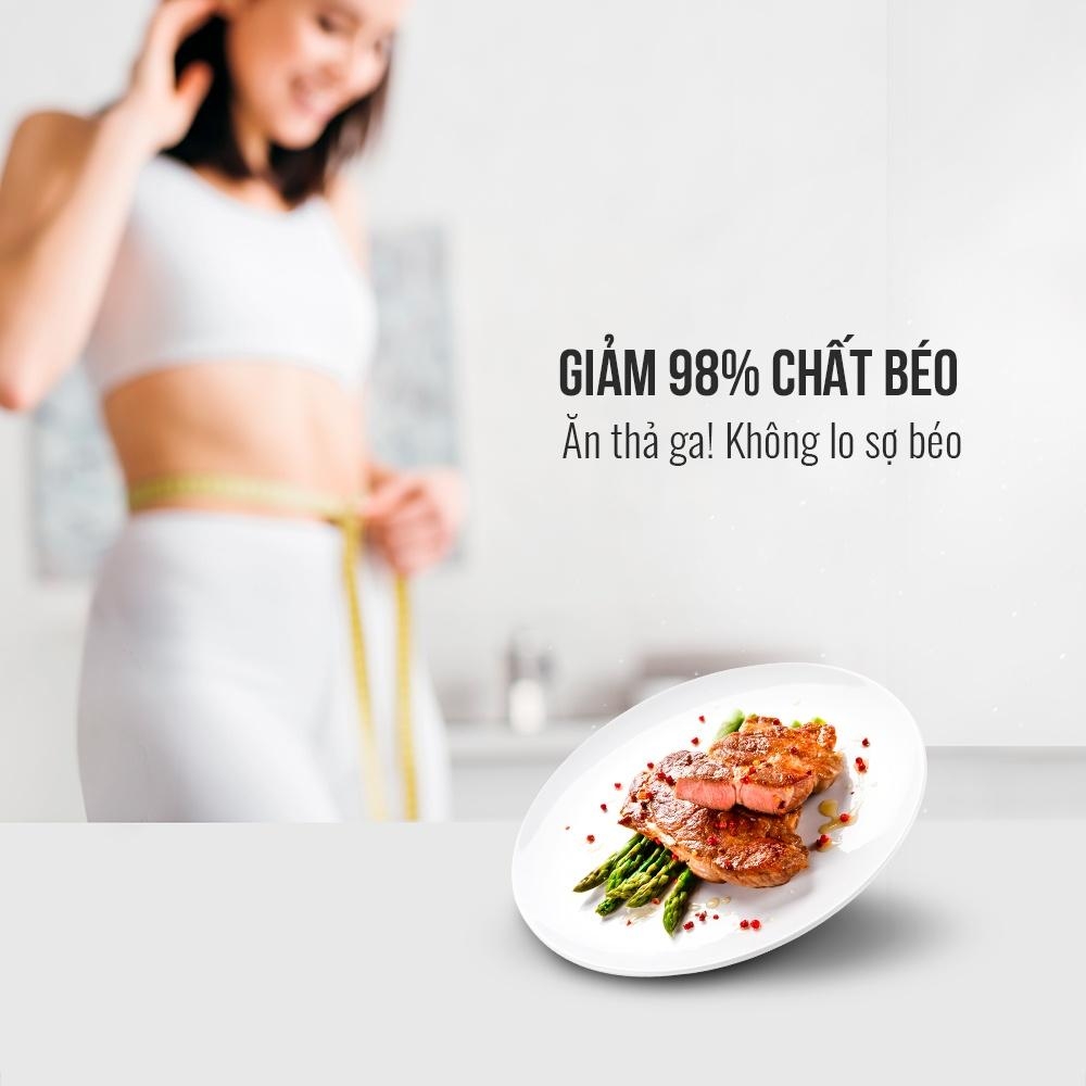 Lò chiên hơi nước cao cấp đa năng 9 in 1 Elmich 20L AFE-3943OL, Hàng chính hãng, chế độ làm sạch bằng hơi nước - JoyMall