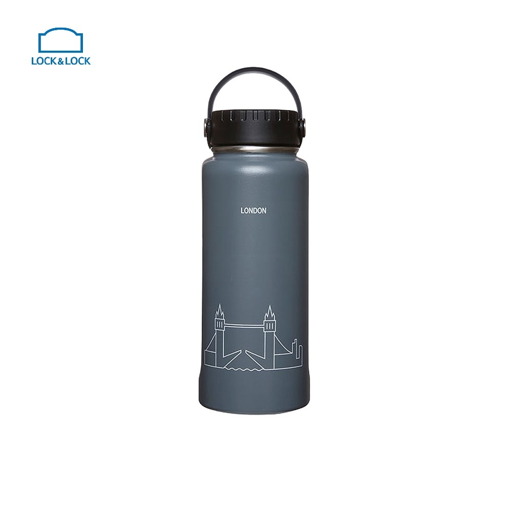 Bình Giữ Nhiệt Lock&Lock Riga Tumbler LHC4160 (897ml) - Hàng Chính Hãng, Bằng Thép Không Gỉ, Có Lưới Lọc Inox - JoyMall