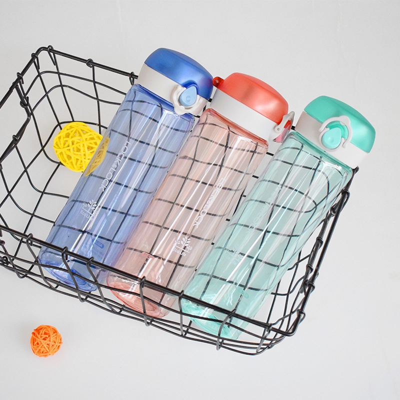 Bình Nước Nhựa Tritan Lock&Lock One Touch ABF645 (550ml) - Hàng Chính Hãng, Chất Liệu An Toàn, BPA Free, Mở Nắp Dễ Dàng Chỉ Bằng Cách Nhấn Nút Bình