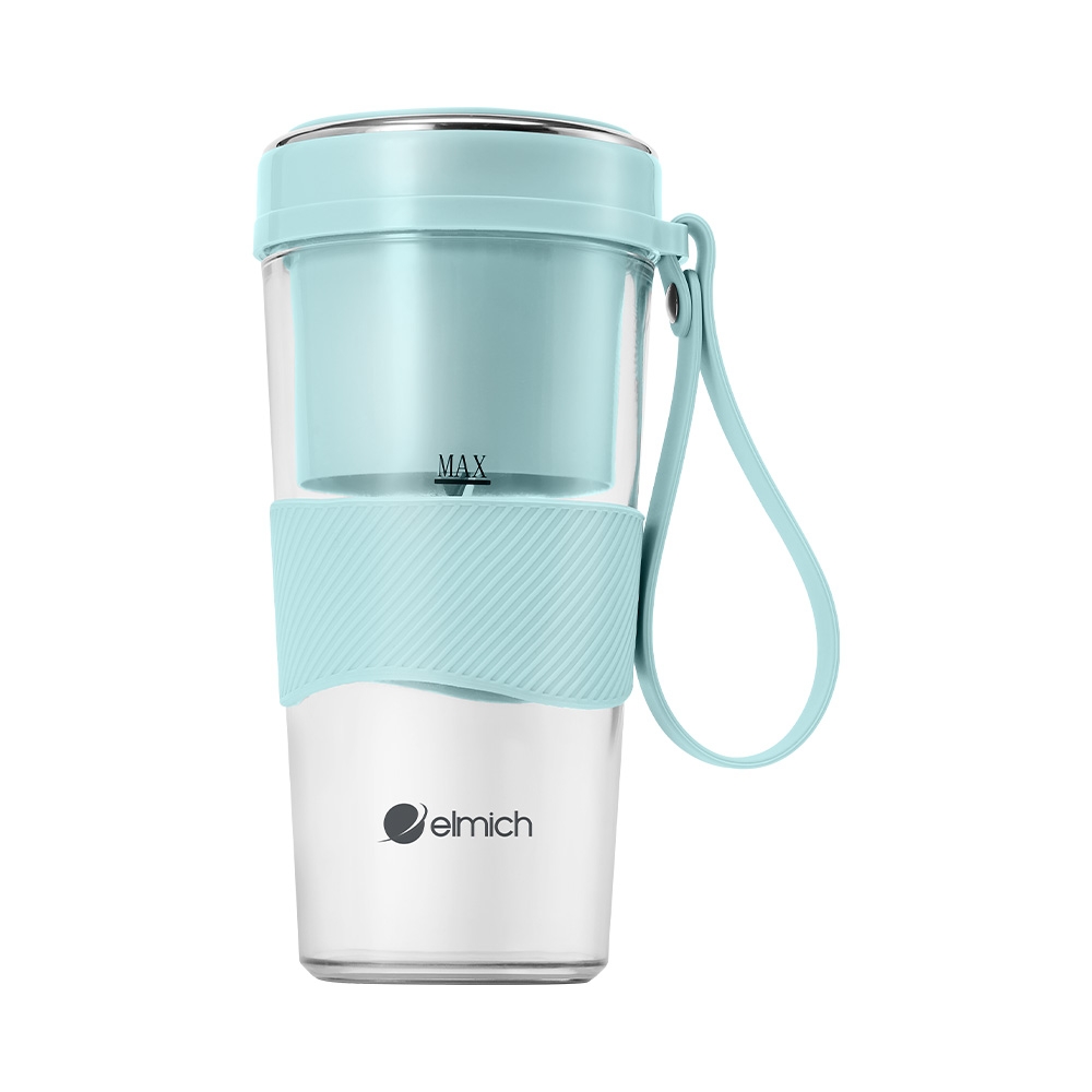 Máy Xay Sinh Tố Cầm Tay Elmich BLE9215 400ml, Hàng Chính Hãng,Lưỡi Dao 10 Cánh,Xay Nhanh 40s-JoyMall