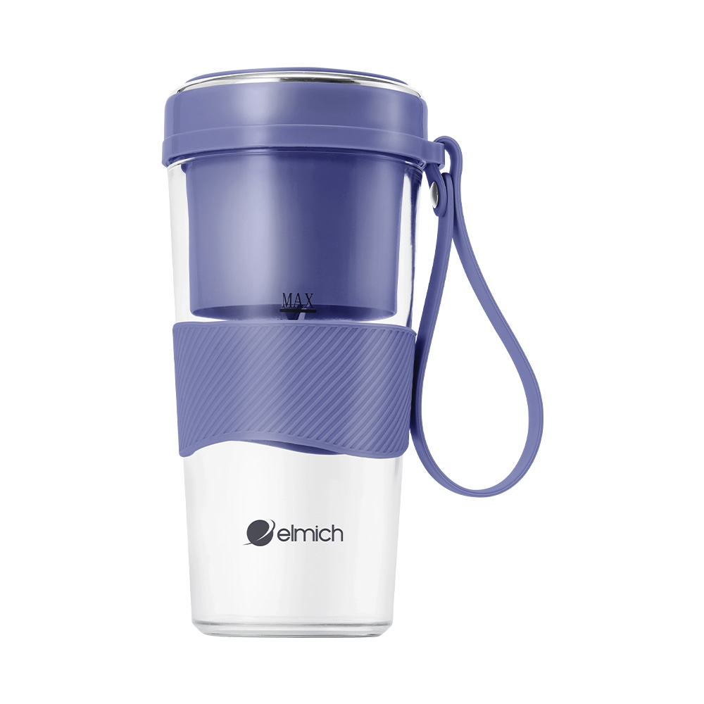 Máy Xay Sinh Tố Cầm Tay Elmich BLE9215 400ml, Hàng Chính Hãng,Lưỡi Dao 10 Cánh,Xay Nhanh 40s-JoyMall