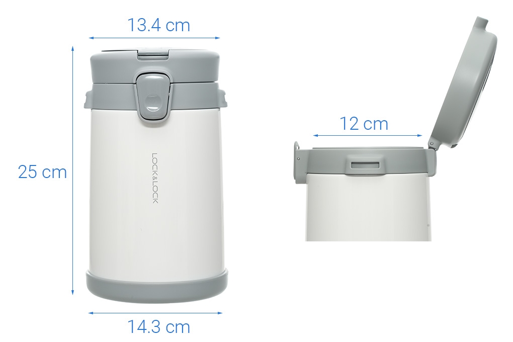 Bộ hộp cơm giữ nhiệt Lock&Lock Easy Carry 2L LHC8039 có túi (1 hộp 720ml, 2 hộp 420ml kèm 1 bộ muỗng nĩa) - JoyMall