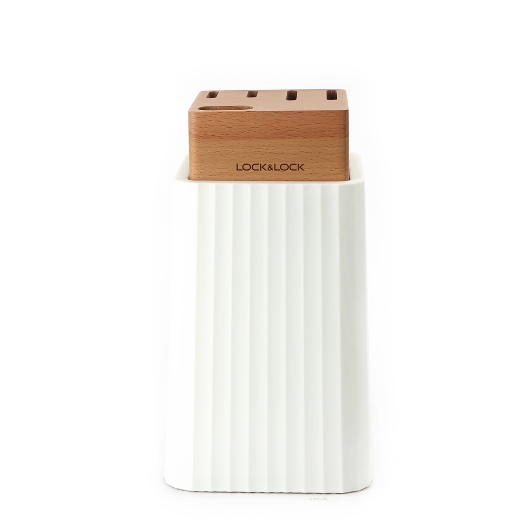 Bộ Dao 6 Món Lock&Lock CKK802 Gồm 4 Dao, 1 Kéo, 1 Hộp Đựng Dao - Hàng Chính Hãng - JoyMall