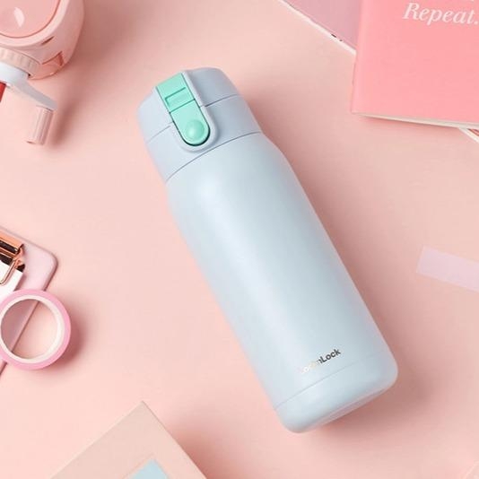 Bình giữ nhiệt LocknLock School fit cotton candy 370ml LHC3233 , hàng chính hãng JoyMall